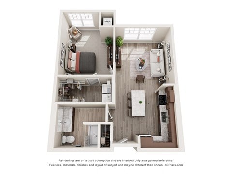 1 bed 1 bath G at The Winslow 62+ Apartments, West St Paul, MN, 55118